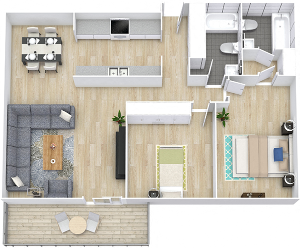 The Views of Naperville | Apartments in Naperville, Illinois Prospective/Vista (Tower)